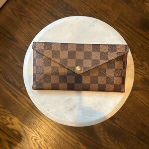 Louis Vuitton Long Origami Damier Ebene Wallet